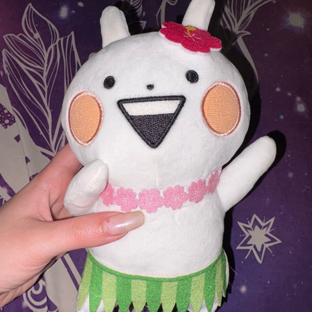 New Usagyuuun!!! Hawaiian MINI Plush by Fukuya Round 1 Plush Bunny Hawaii